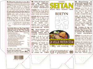 Label 2x Veggie Protein Steak – Weizen