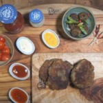 recipe for 3 protein-rich vegan burgers with the instant protein vegan mix from Bertyn