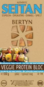 Bertyn Veggie protein Seitan bloc: 550g - spelt