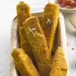 Ein Rezept für vegetarische Hühnerstreifen aus Seitan