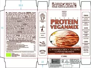 Instant Protein Veganmix – Pfannkuchen – Label