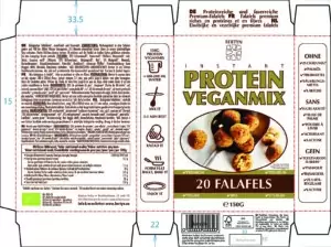 Instant Protein Veganmix – Falafels – Label